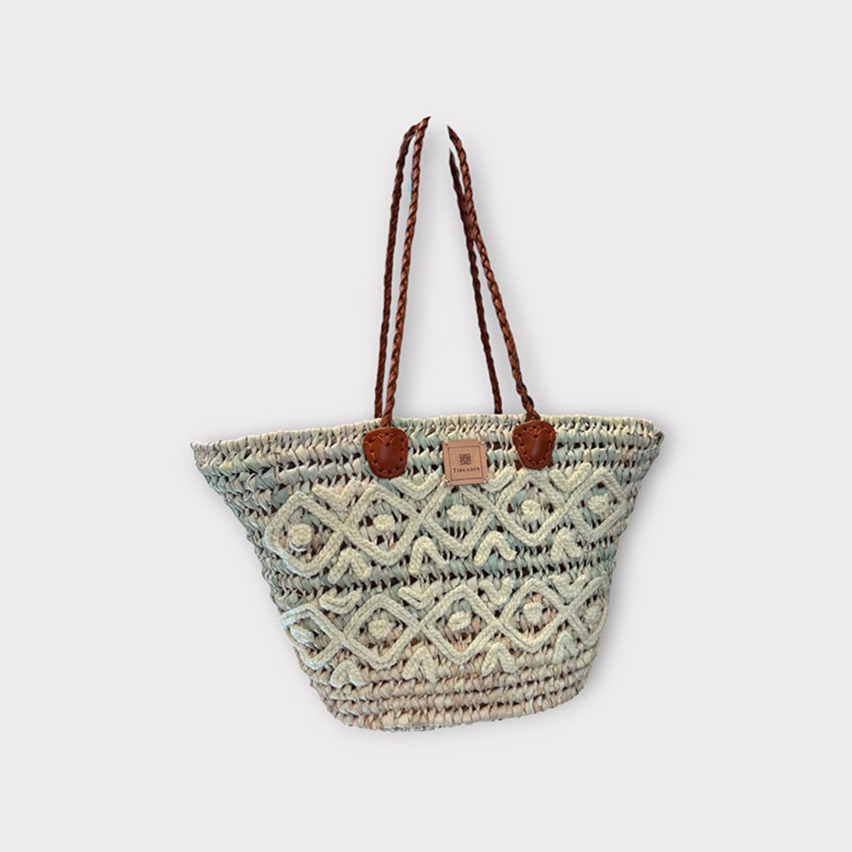 Strandtaske/Shopper i flet · VANILLA