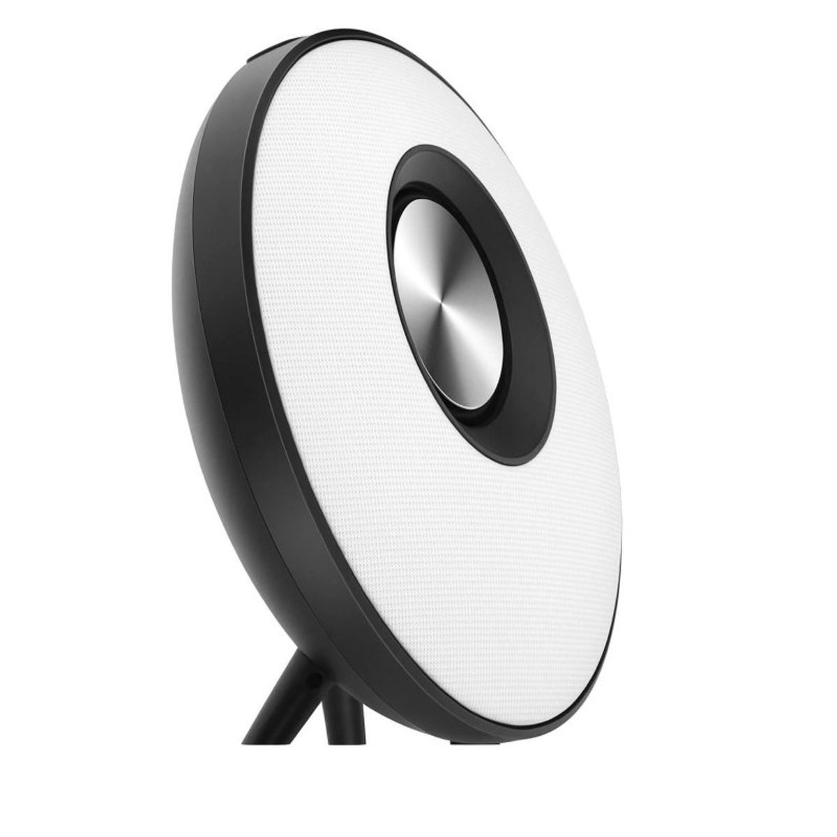Chill Fidelity E50 rund trådløs Bluetooth Stereo Højtaler, Sort/Hvid