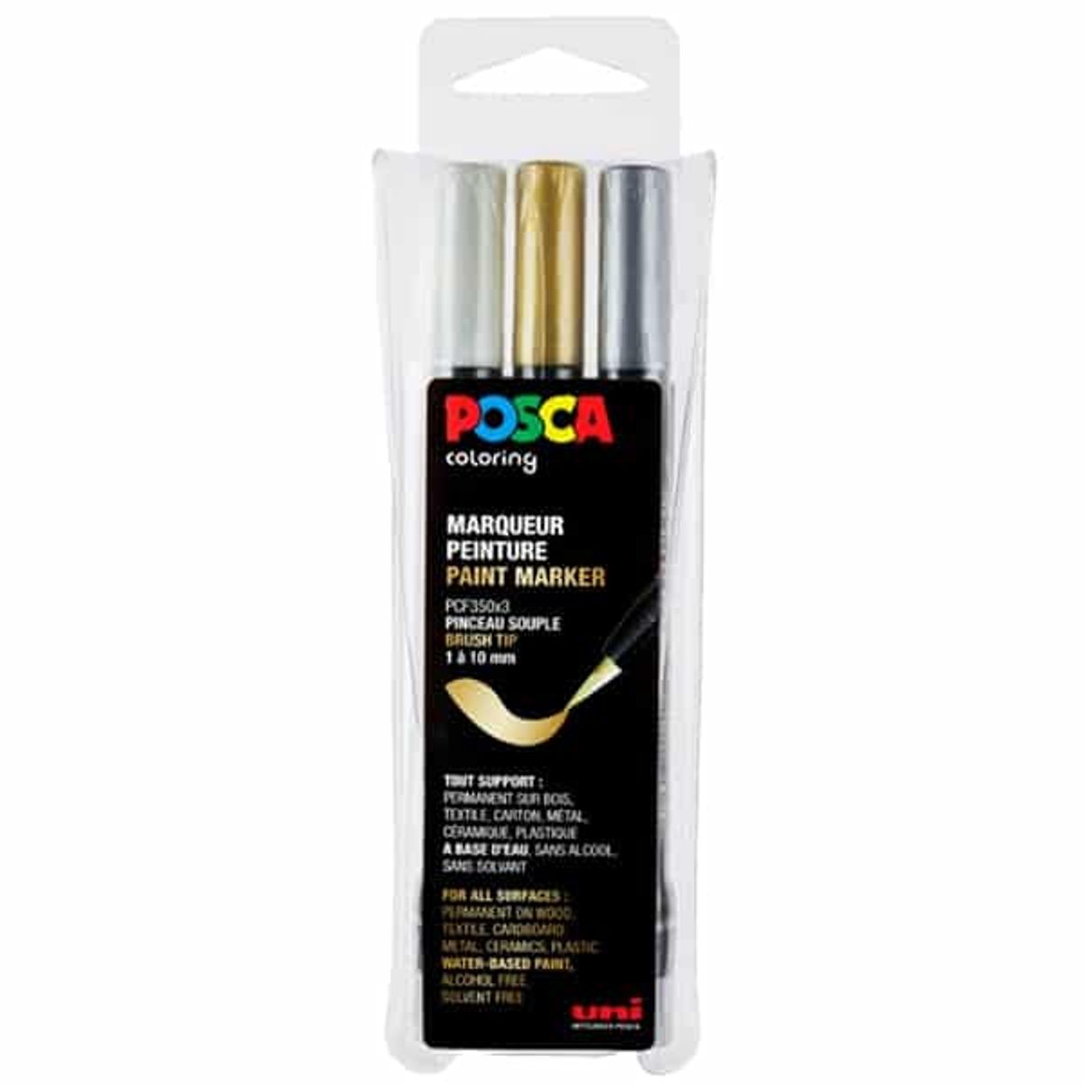 Posca Pcf-350 sæt - 3-Pak