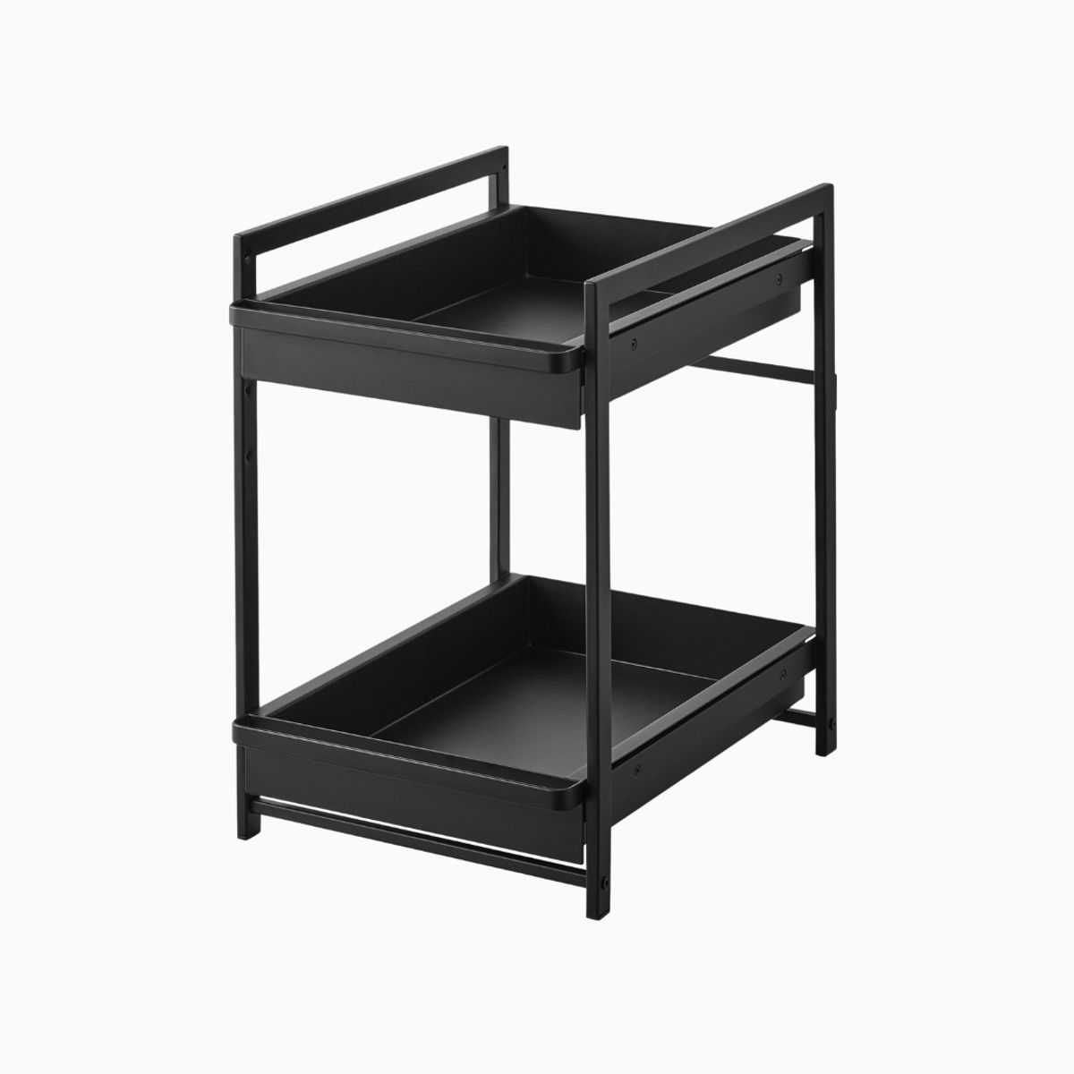 Yamazaki Minireol med udtrækshylder - Sort - 30,4cm x 42,4cm x 45,3cm - Thora
