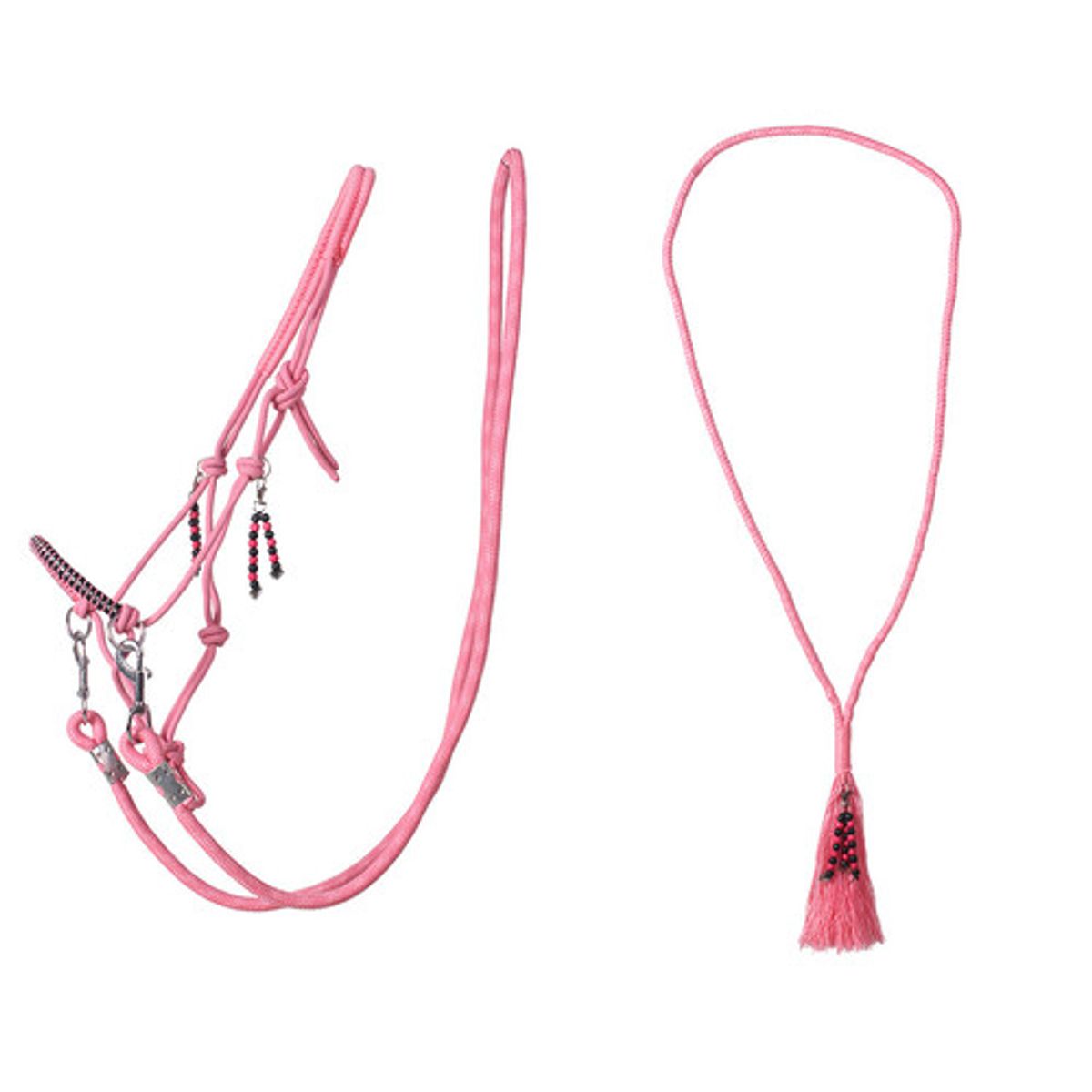 Liberty Combi rebgrime med tøjler & cordeo - Flamingo Pink, Shetland
