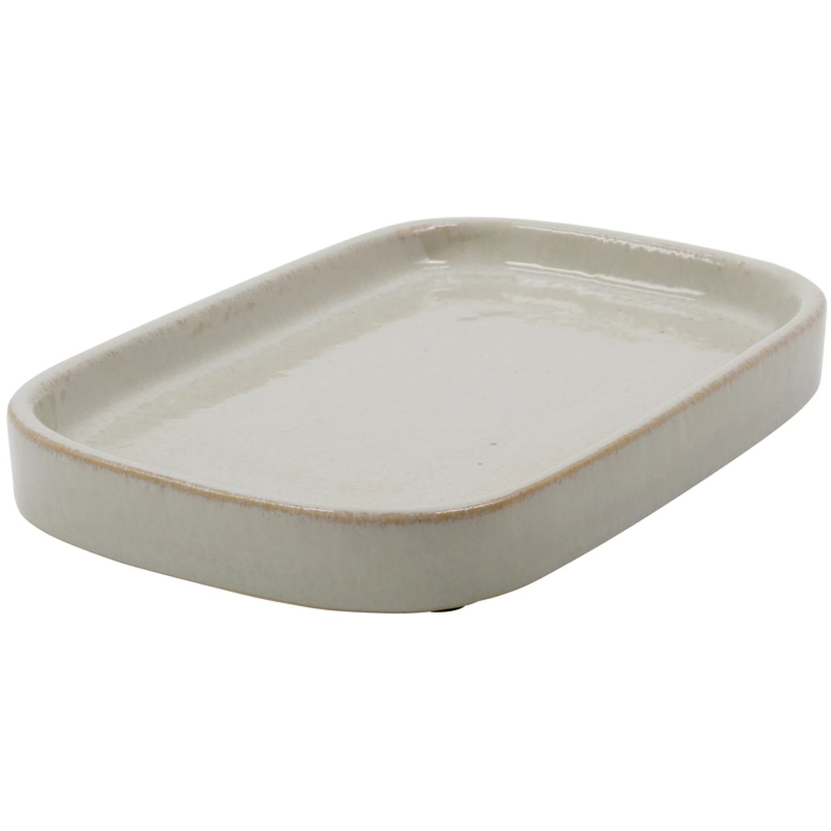 Meraki Datura Tray 24,5 x 16,5 x 3 cm - Shellish Grey