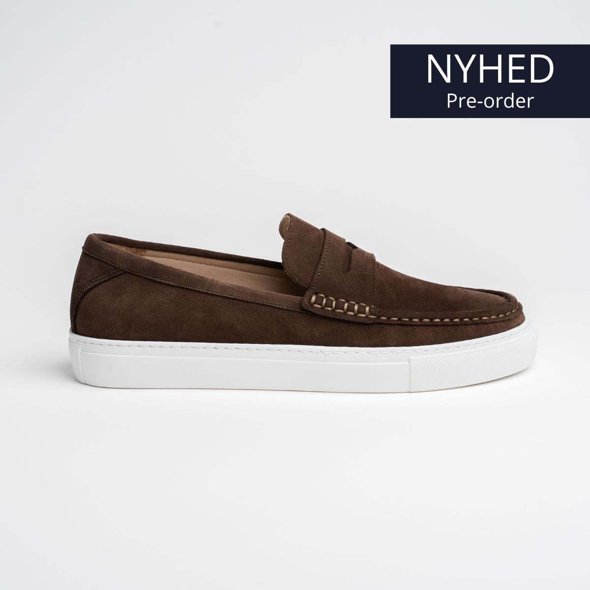 Errant Penny Loafer Sneaker - Coffee Brun - Sko - Læder - Størrelse 46