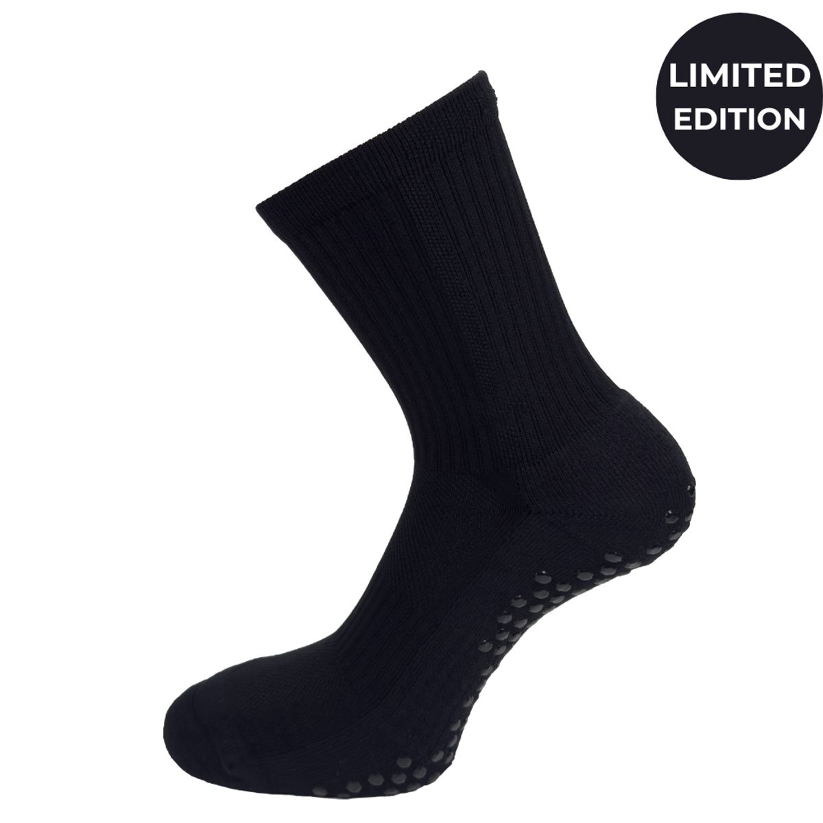 Grip Socks - GripFit - All Black - Str. 45-48