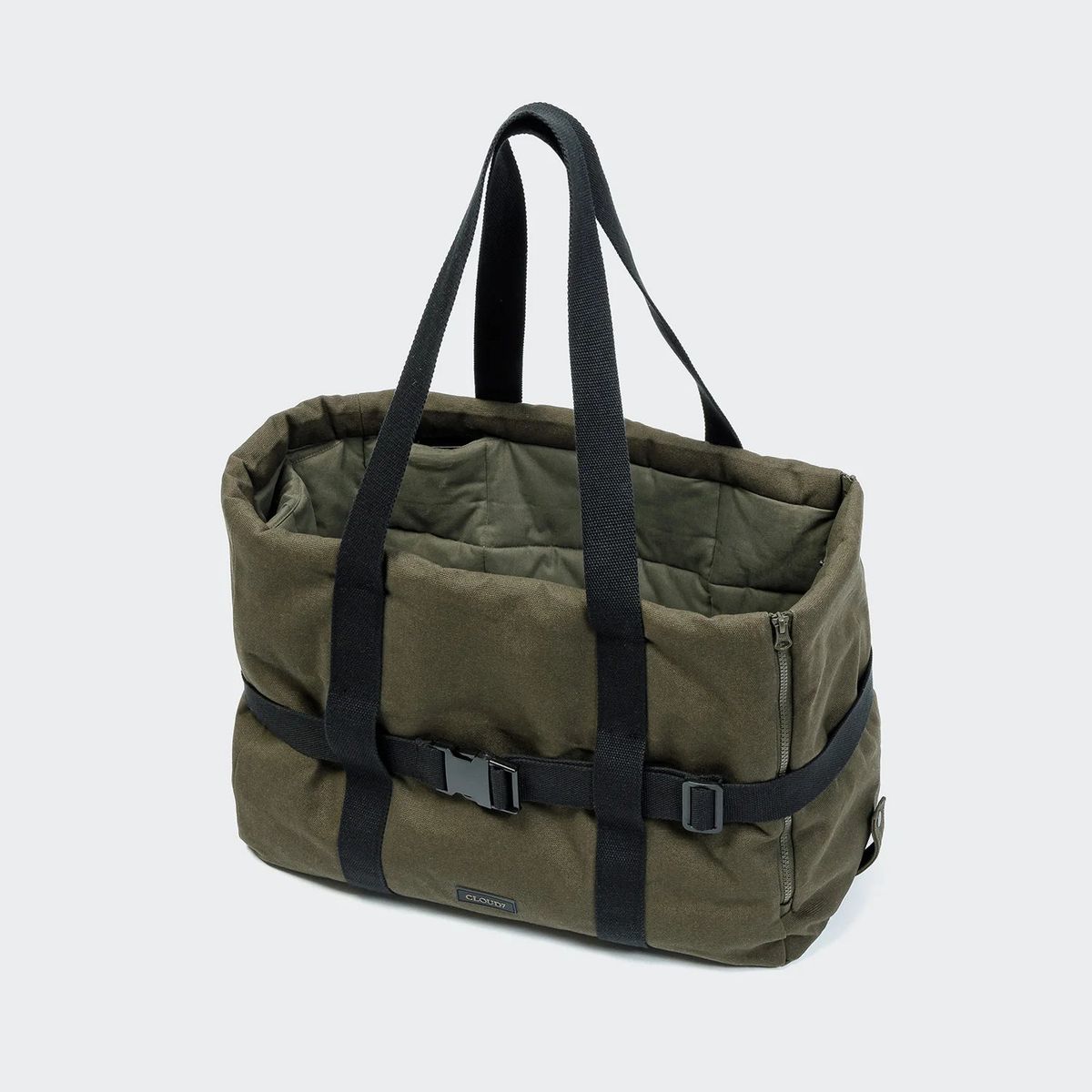 Hundetaske Turin, utility-style, olivengrøn - L