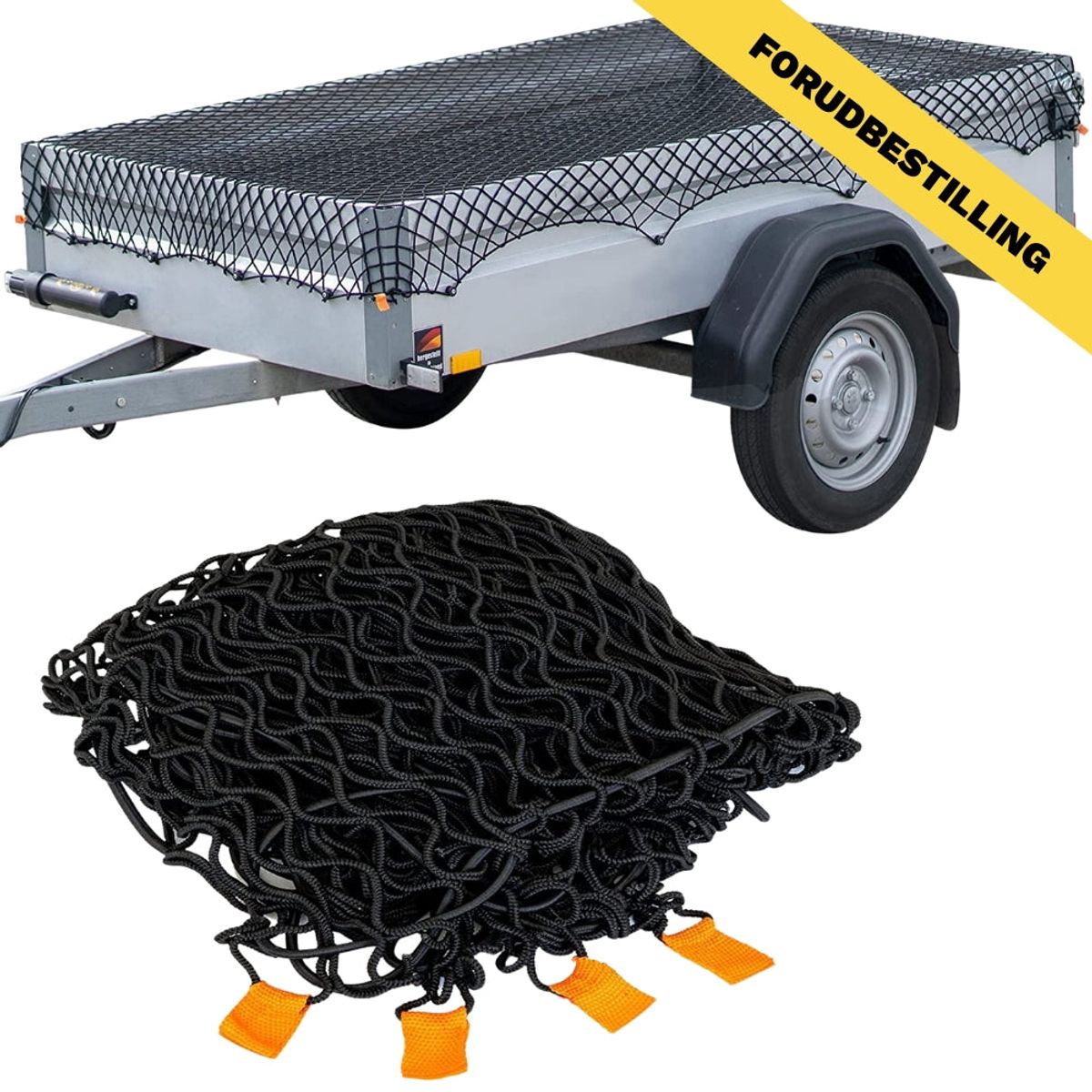 Elastisk Trailernet - B:1-2m - L:2-3m (Forudbestilling)