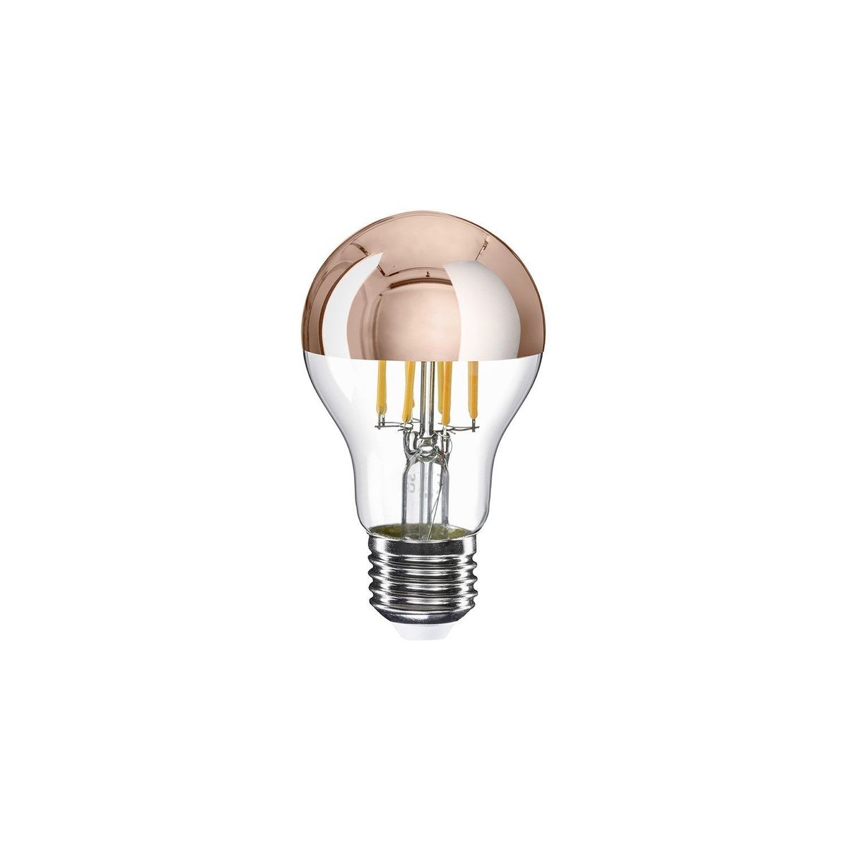 Topforspejlet E27 7W 2700K 806Lm Dæmpbar - Kobber