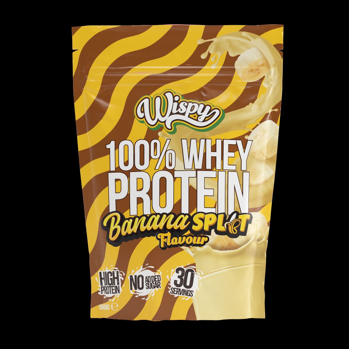 Wispy Whey 100 (1 kg) - Banana Split - Proteinpulver