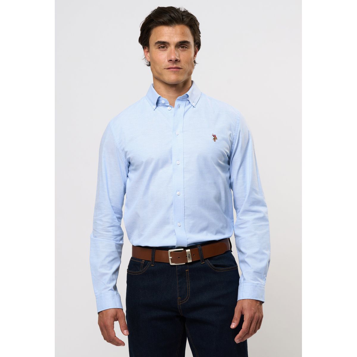 Esmar Flex Shirt Slim Fit - U.S. Polo Assn - Herre - XL