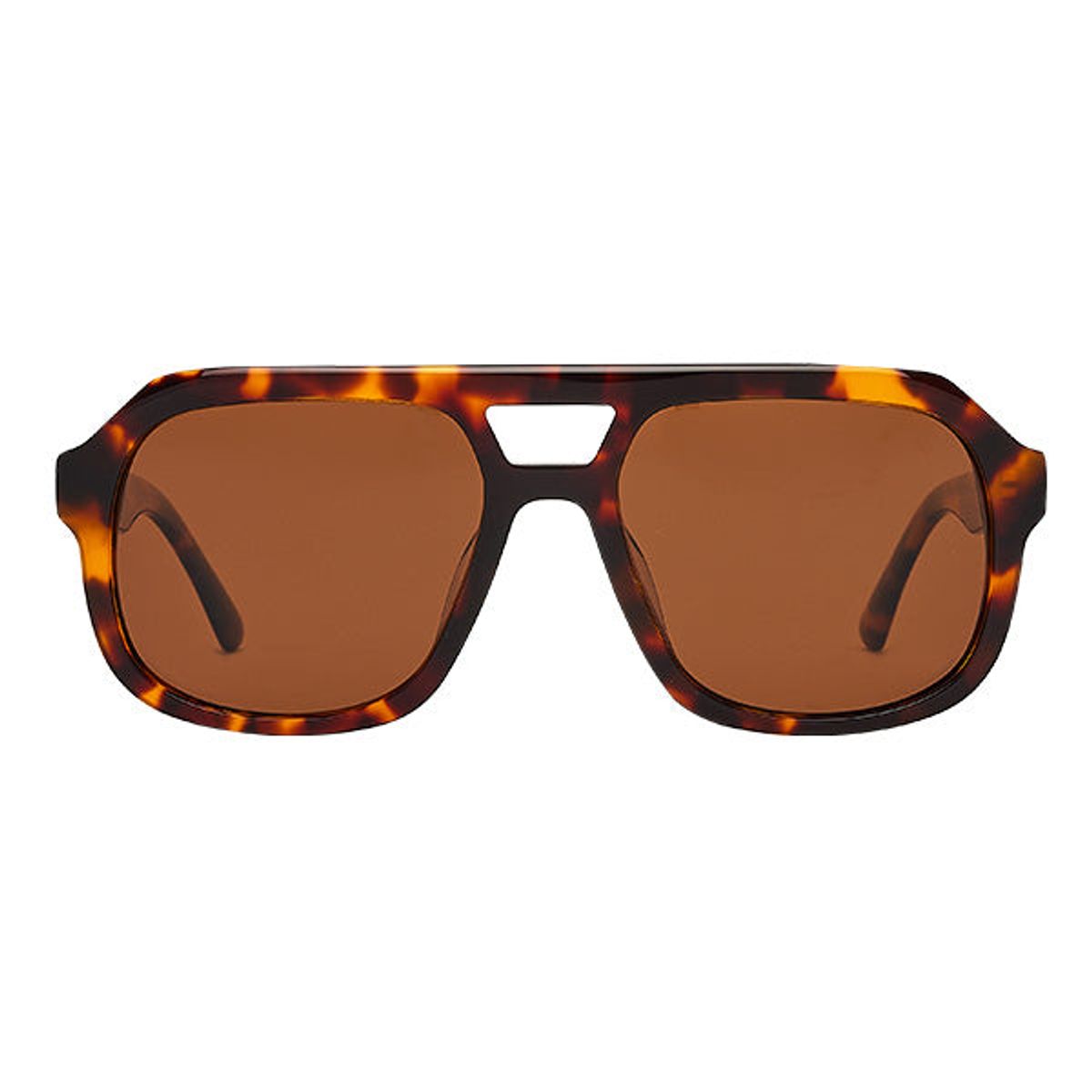 Caldiero Brown Turtle Brown Lens Solbrille - PREMIUM | MEN - Brown Turtle - Brown Lens