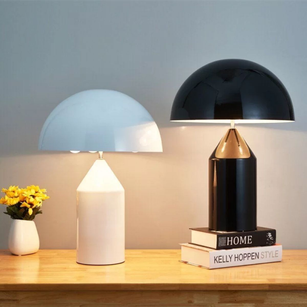 Ellume Mushroom Bordlampe - Hvid
