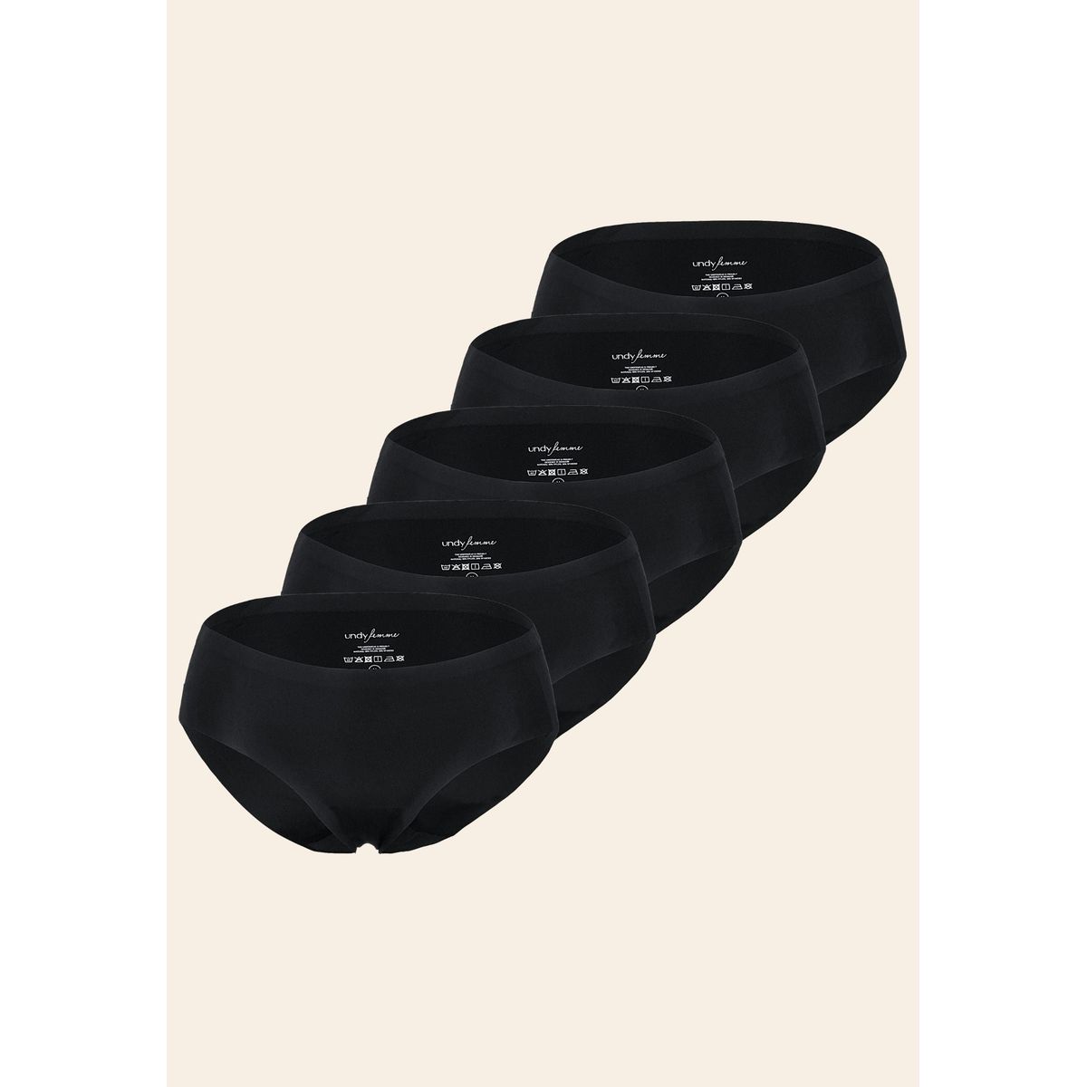 5-pak Seamless tai trusse sort