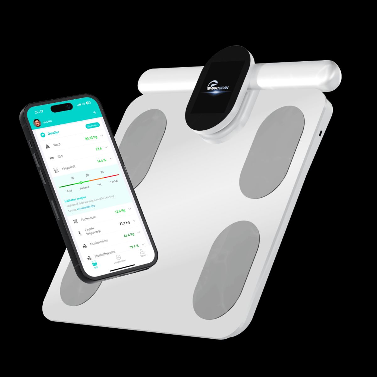 Kropsscanner Pro Hvid