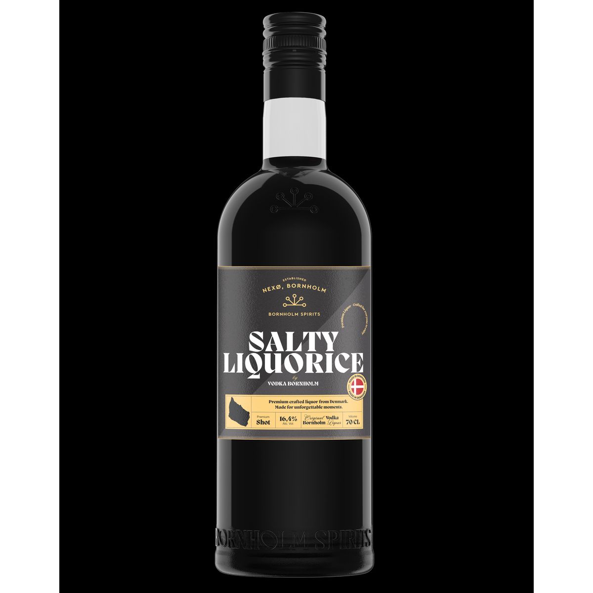 Shots by Vodka Bornholm - Salty Liquorice 16,4% - 70 cl