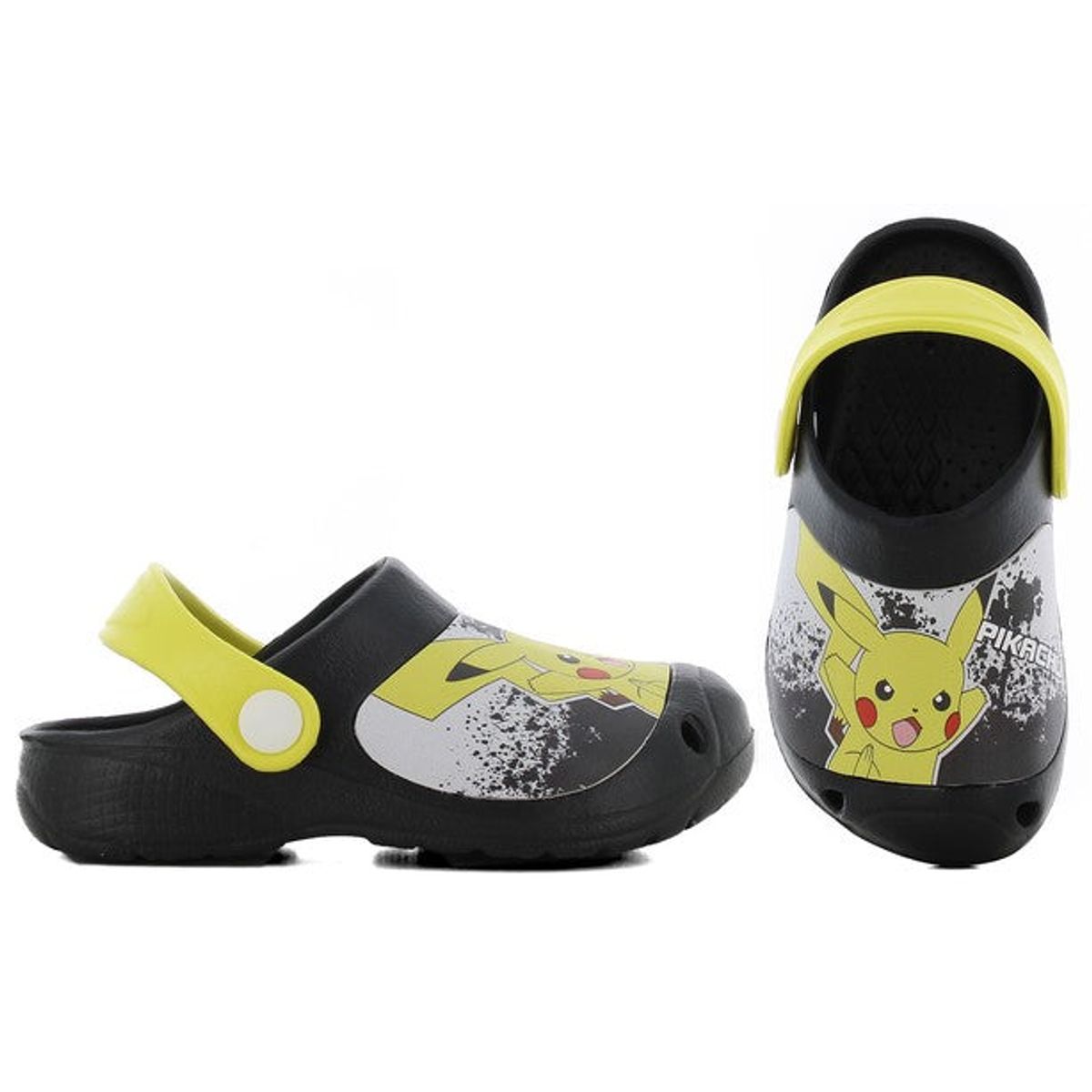 Pokémon - Pikachu Clogs, 82-0073 - Sort/Gul - 32