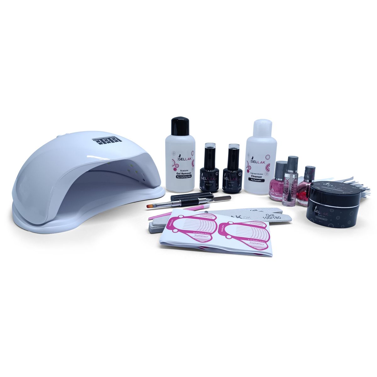 Builder Gel Startsæt | Negle Opbygning Starter Kit | Lav Negle Selv