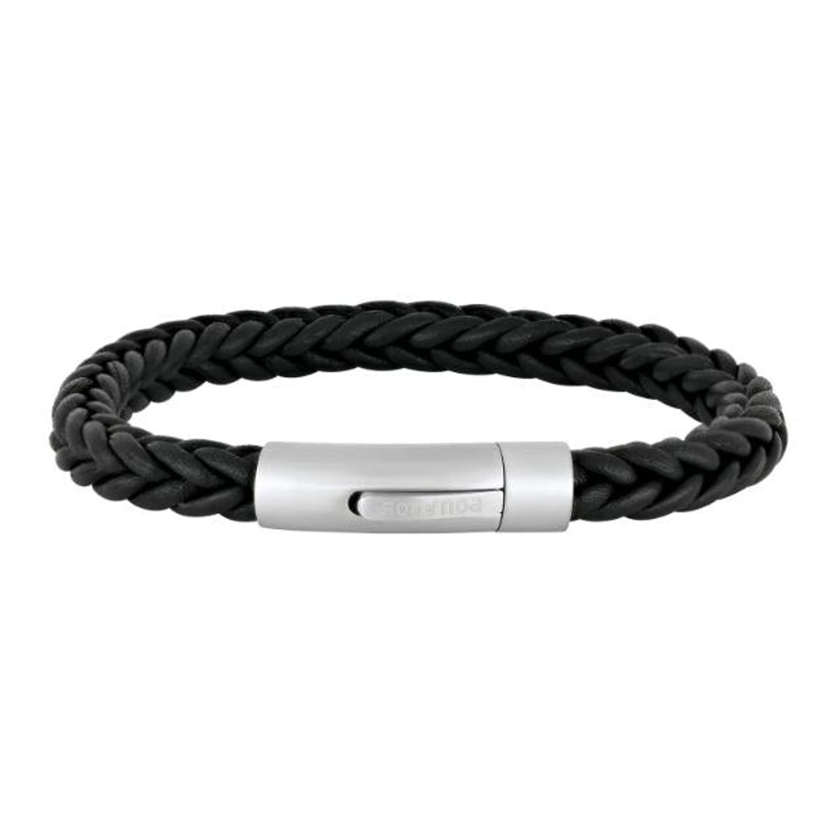 Nordahl Armbånd - Son of NOA - Sort læderarmbånd med stål - 809702591
