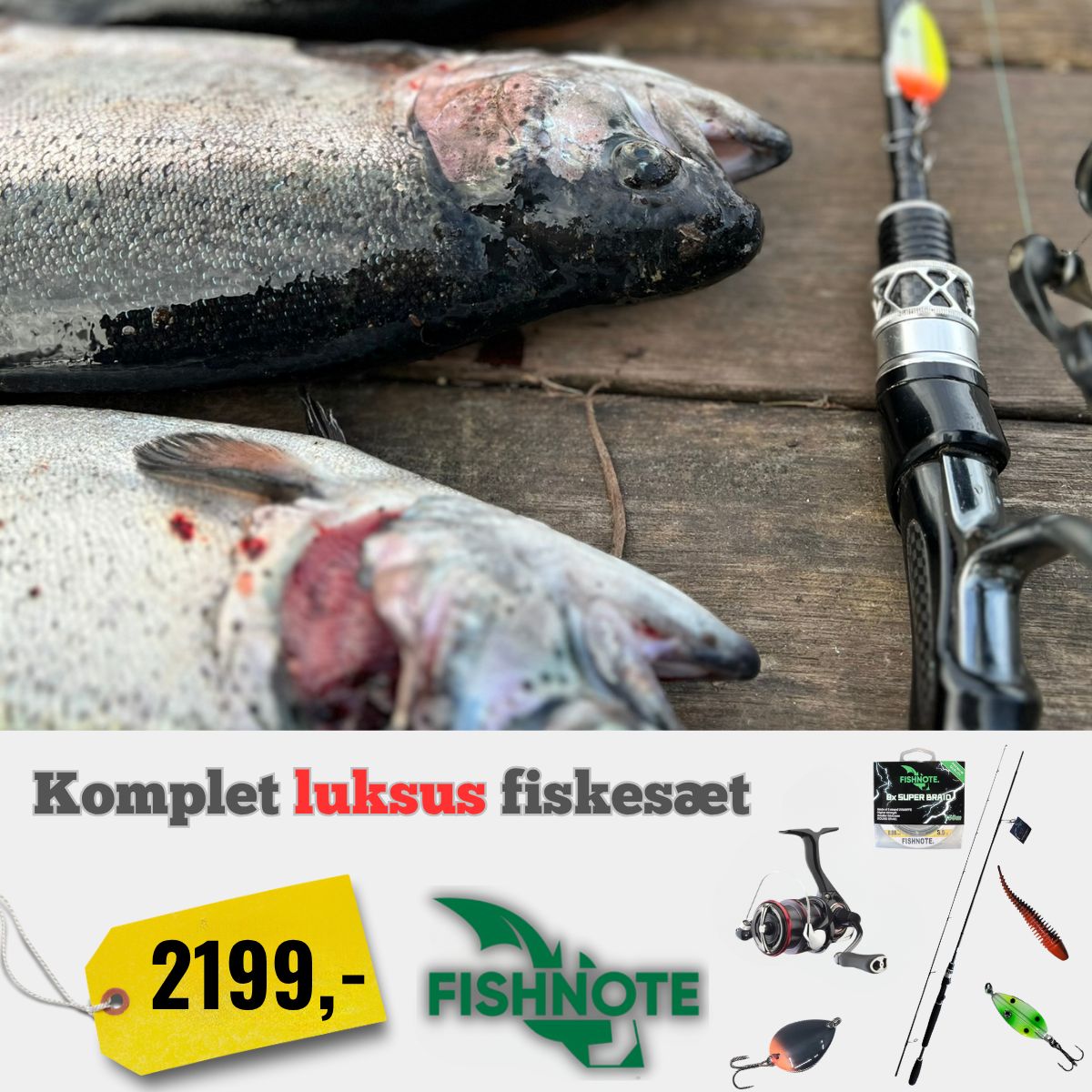 Komplet Luksus Fiskesæt
