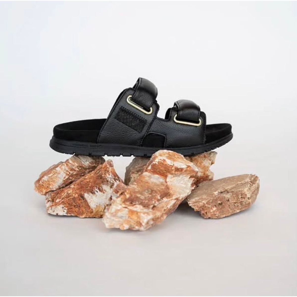 WODEN Lisa leather sandal sort