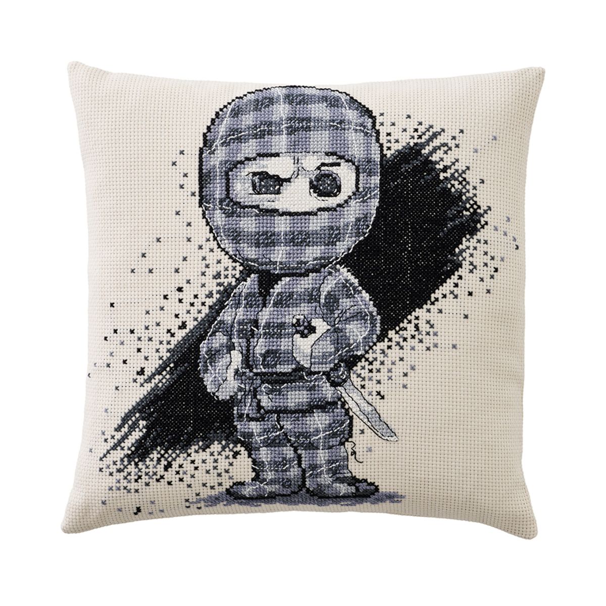 Ternet Ninja Figur Pude Broderi Kit Permin - 83-5520