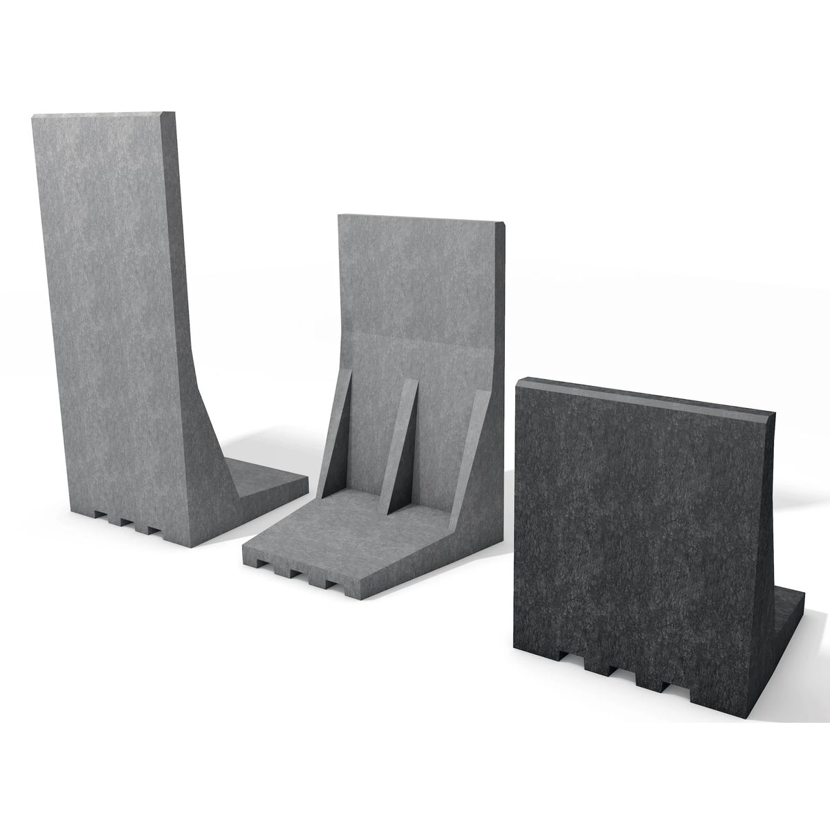 Støttemur L50xB50xH80 Mineral Grey 1 palle (8 stk.) - Spar 15%