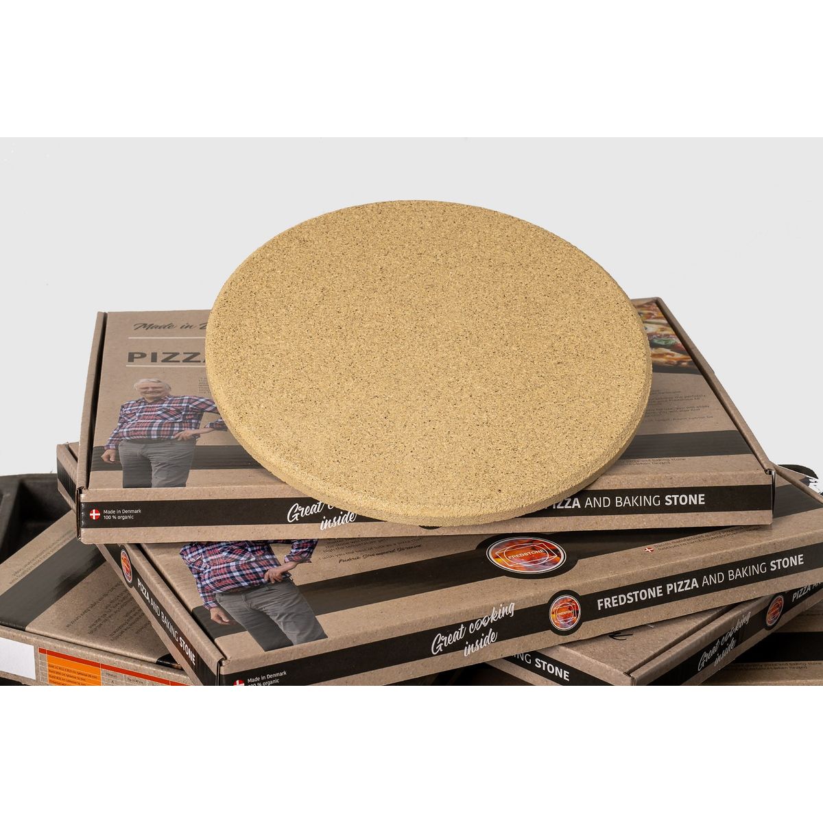 Fredstone rund pizzasten Ø 25 cm. i 1,6 cm.