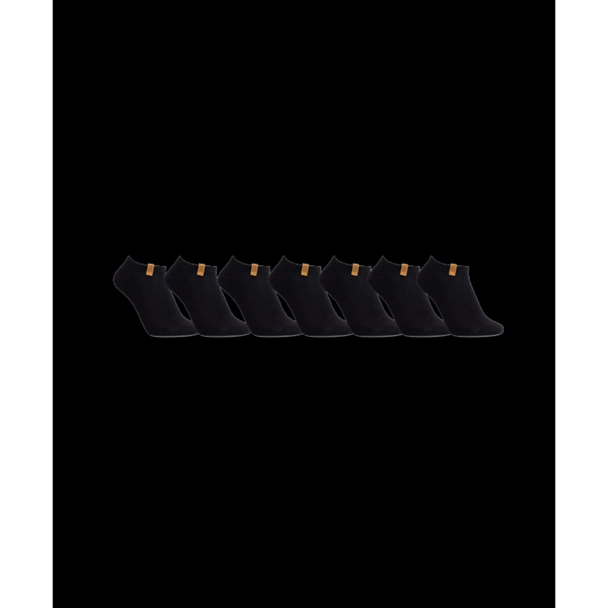 Iz sock Copenhagen 7pak luxury in-shoe bambus ankelstrømper i sort
