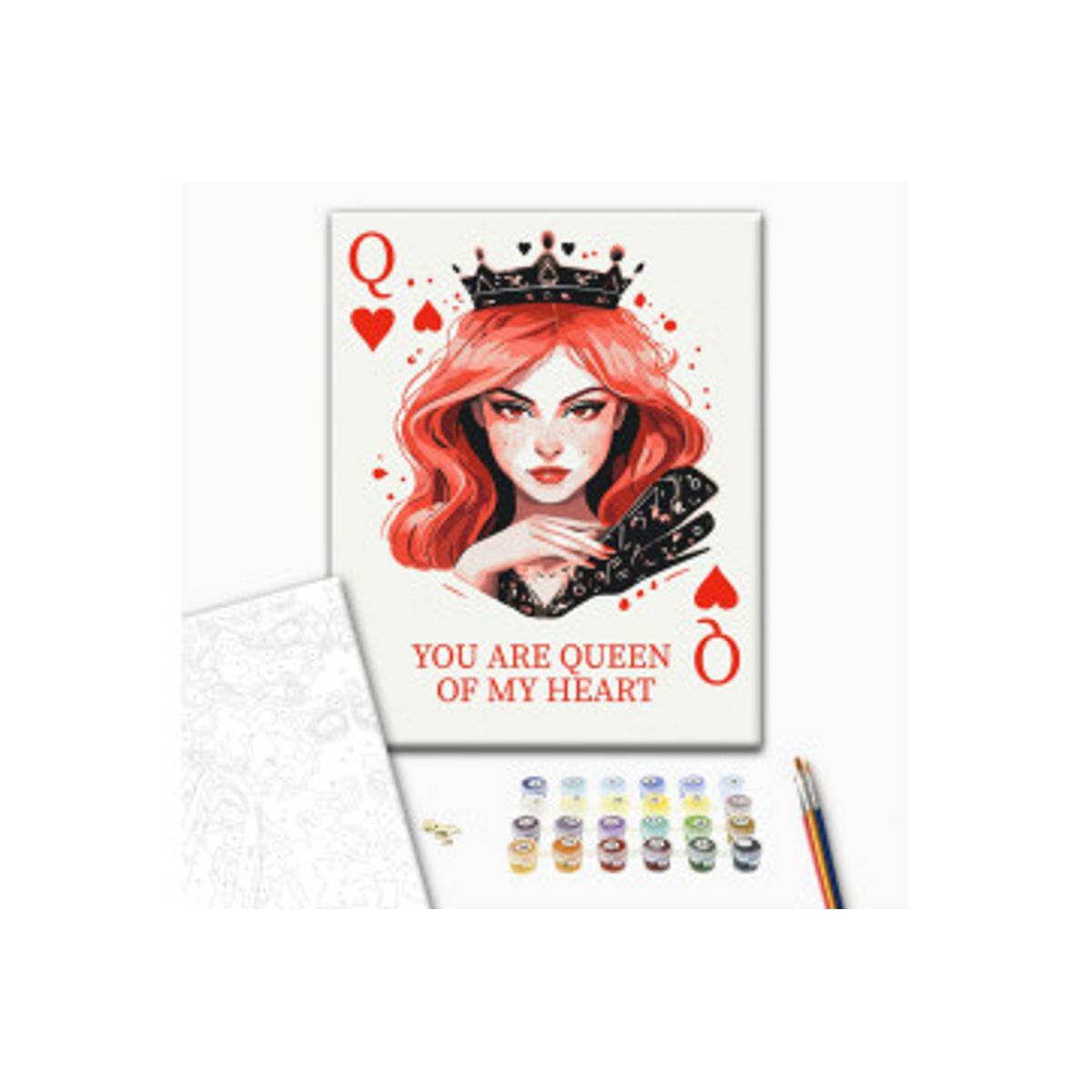 Mal efter tal - Queen of hearts