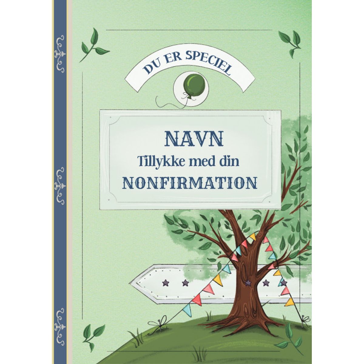 Tillykke med Nonfirmationen til Neutral - Du er speciel - A4 bog