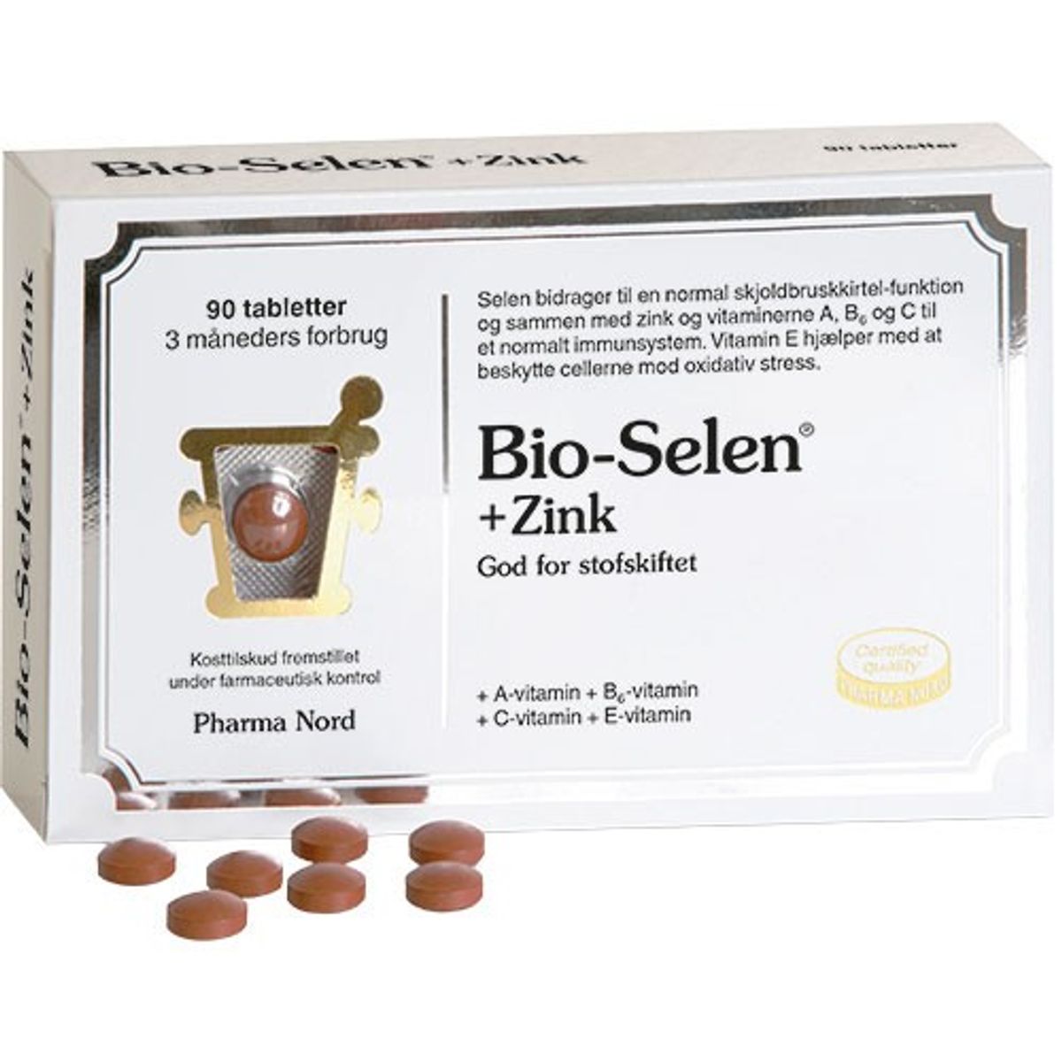 Bio-Selen+Zink - 90 kapsler