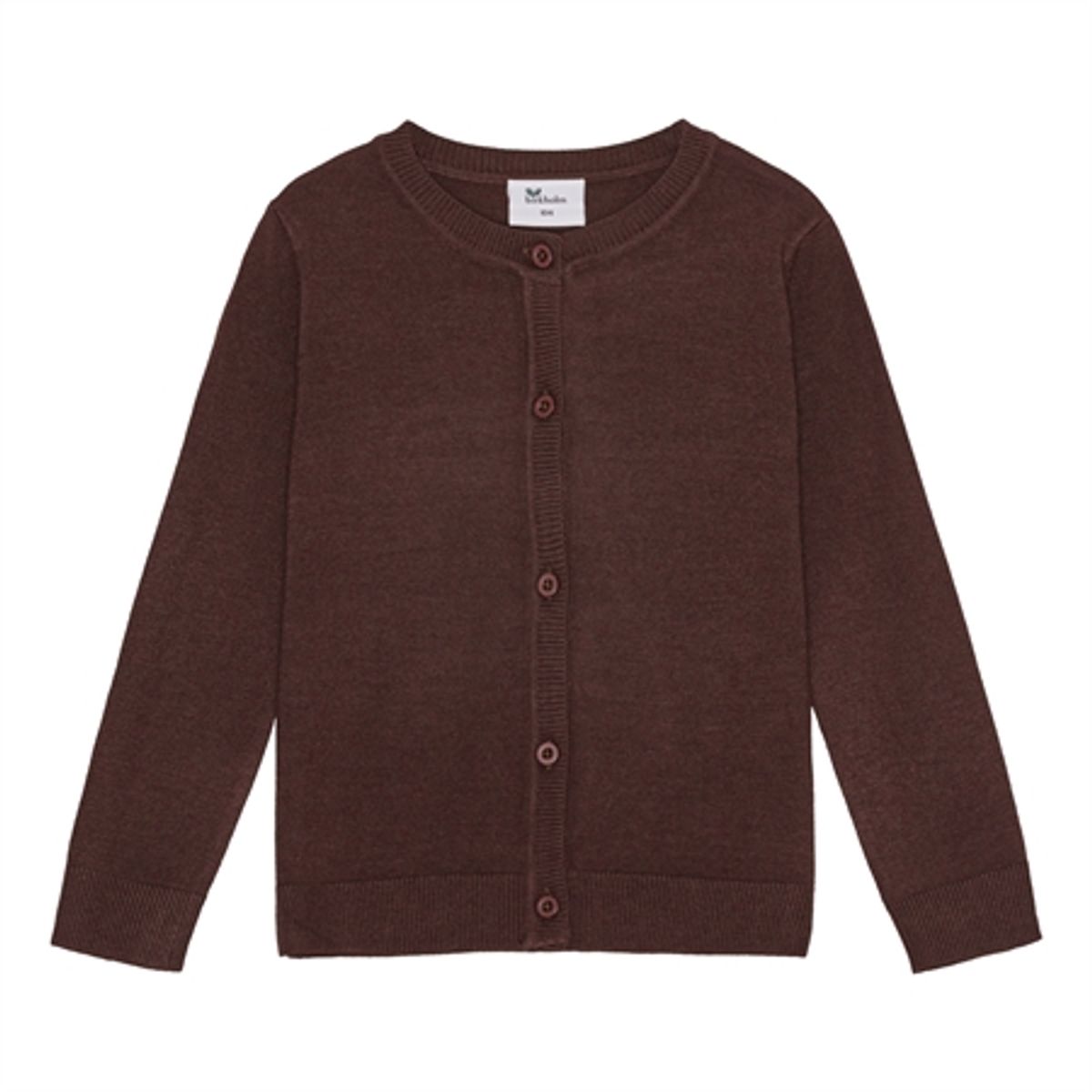 BIRKHOLM Strik Cardigan Kastanje Brun