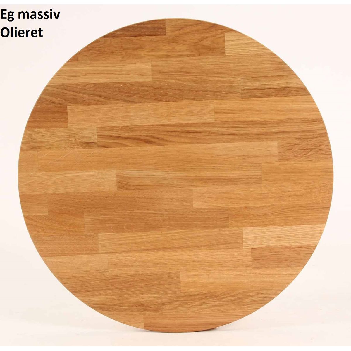 CT 10 - Sofabord i massiv eg med paletform og størrelse 89 x 66 cm Højde 50 cm Olieret