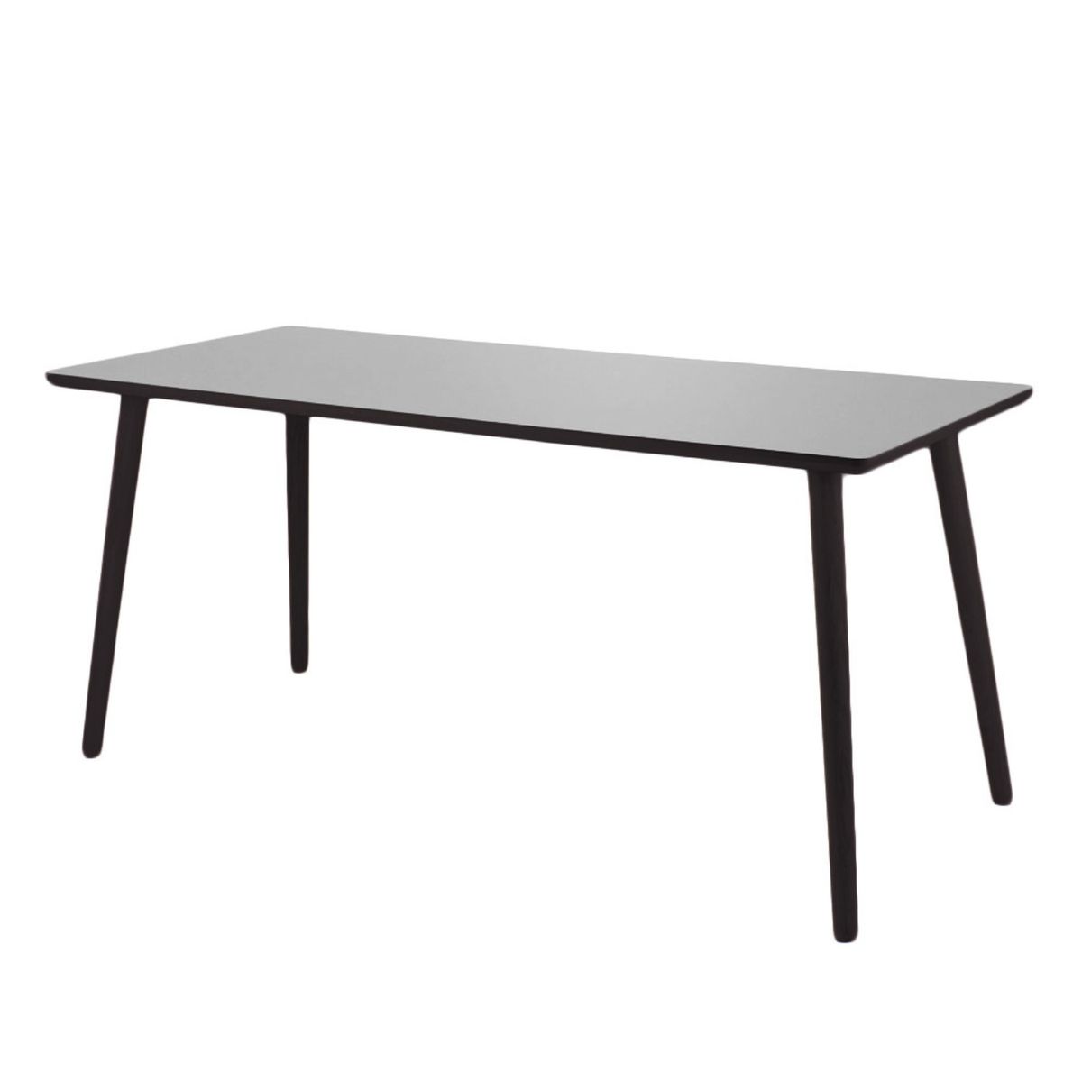 Dash - Skrivebord, lysegrå højtrykslaminat, fire størrelser 120 x 60 cm Lysegrå laminat