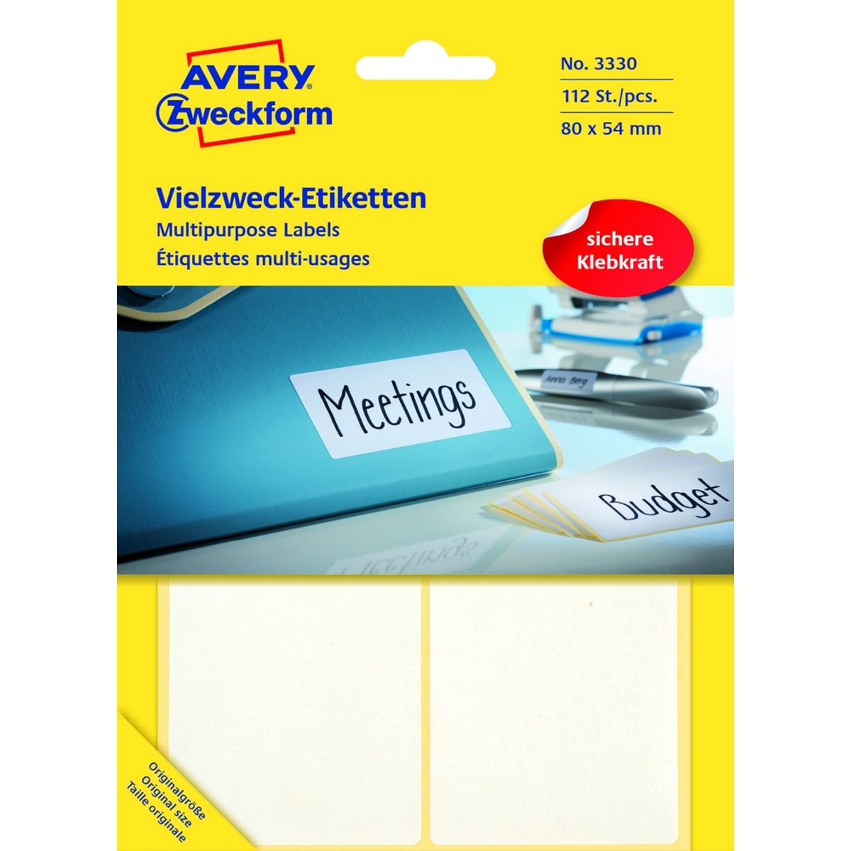 Apli Print & Write etiketter 53x82mm
