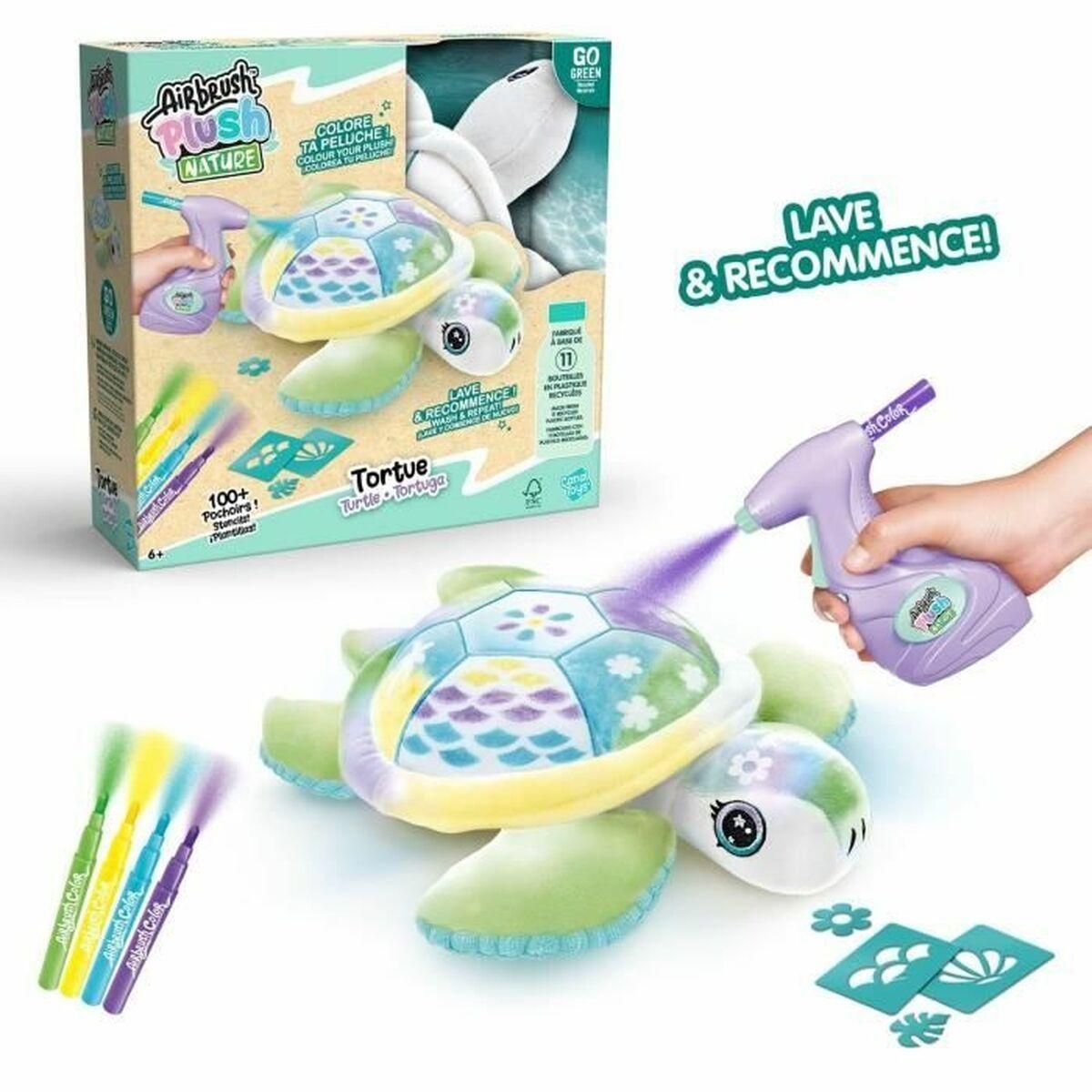 Farveplys Airbrush Plus Nature Canal Toys Turtle