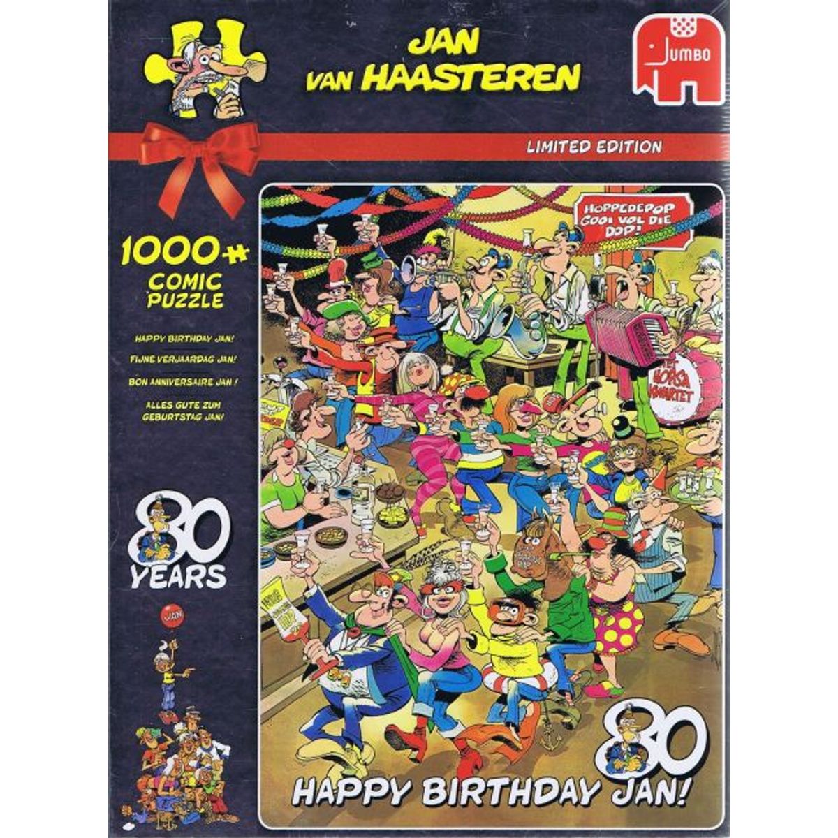 Happy Birthday Jan! 80 år - 1000 brikker