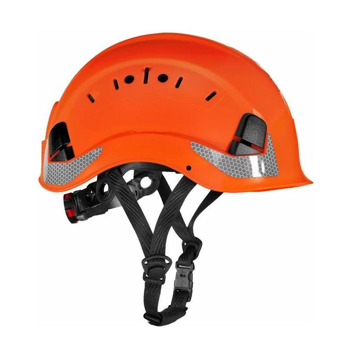OS HelmIQ sikkerhedshjelm med skruejustering Hi-viz orange