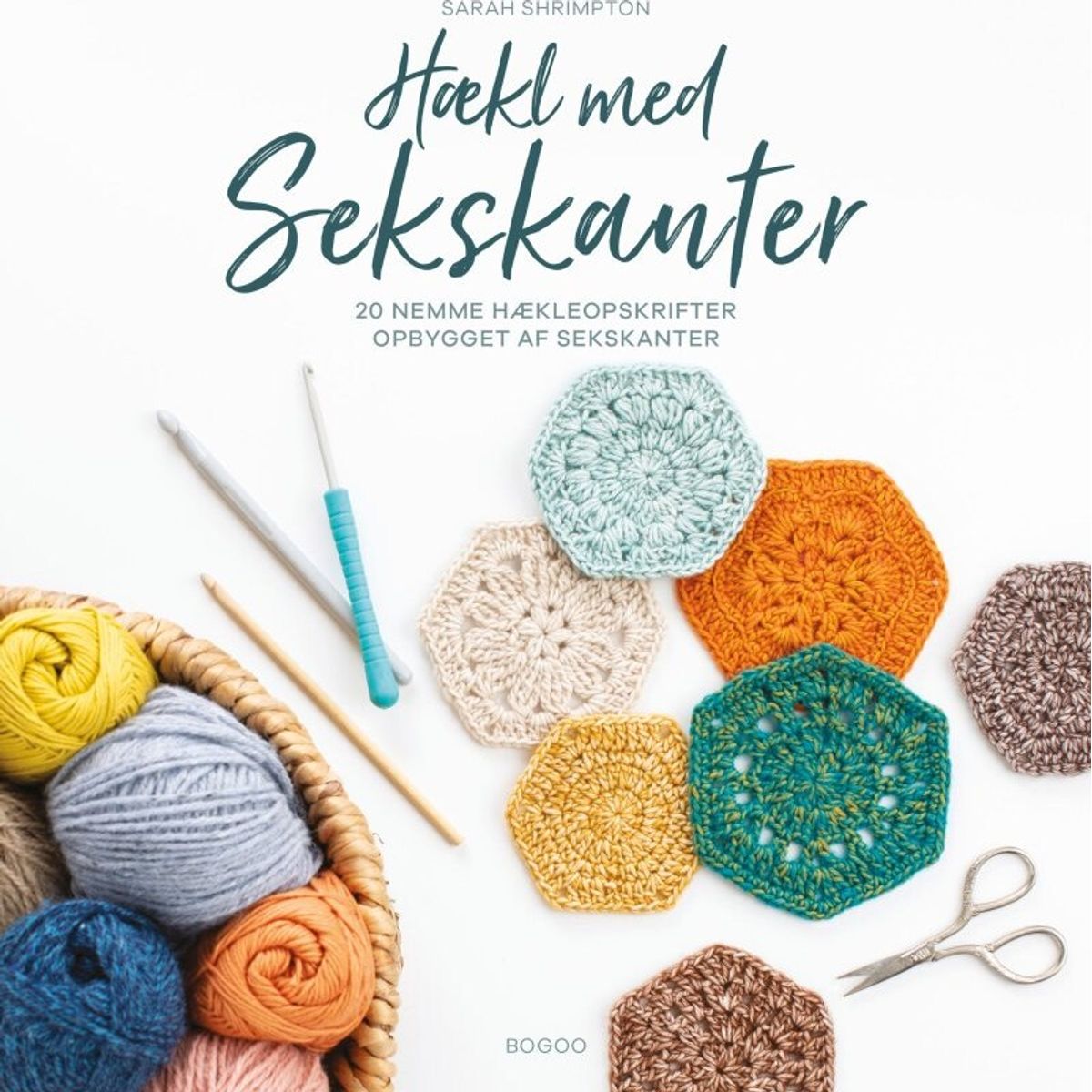 Hækl med sekskanter - Bog af Sarah Shrimpton