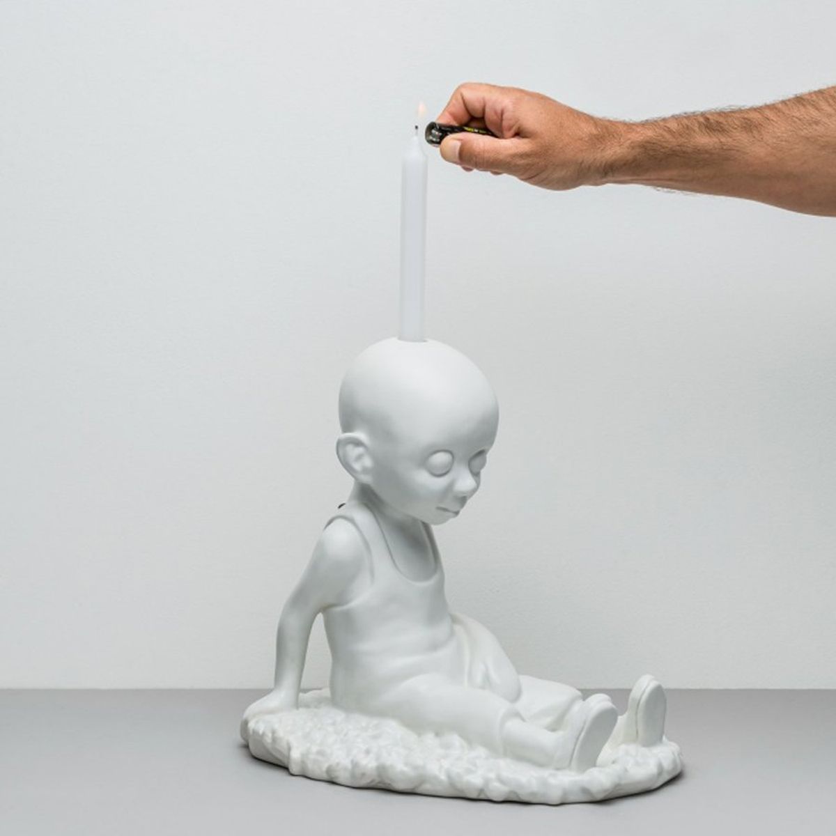 Jam Candleholder Cloud dancer
