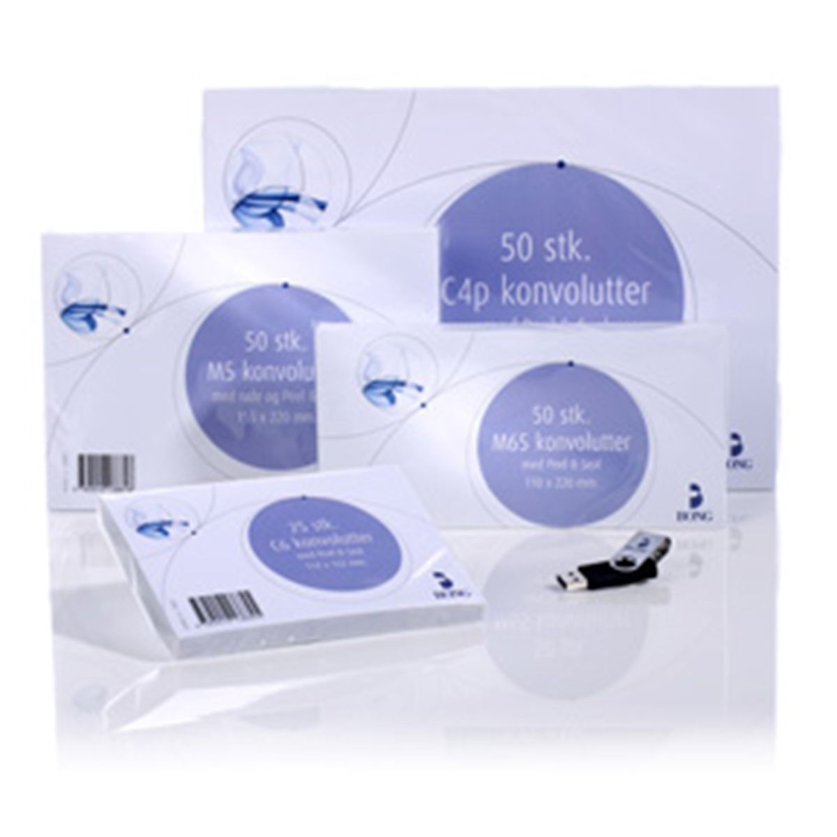Kuvert C6 Mailman 70g PS 13883 50stk