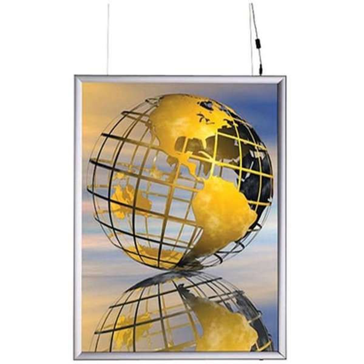 LED Lysramme Dobbeltsidet - A1 Vertikal