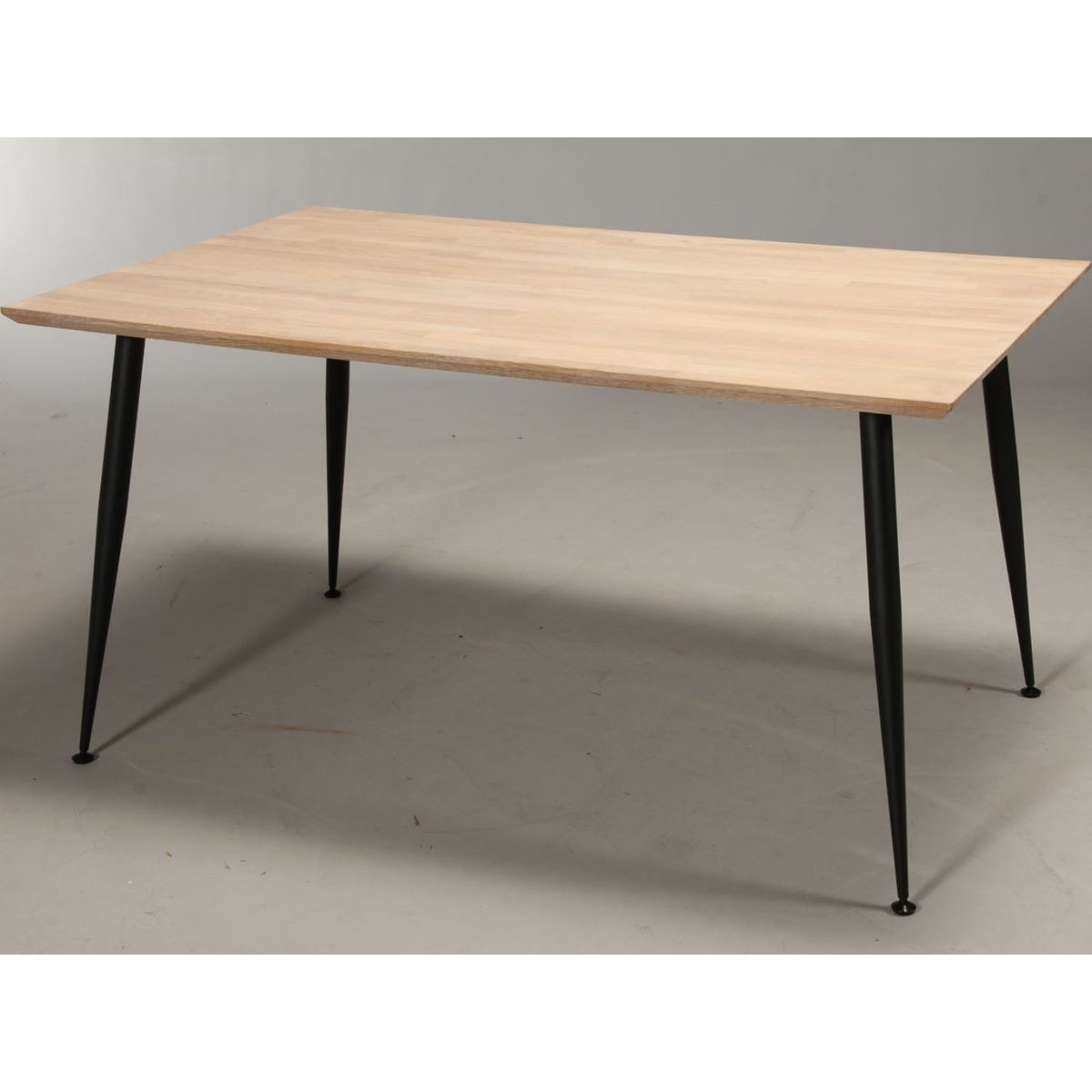 Moon - rektangulært skrivebord, massiv eg, seks størrelser 120 x 60 cm Sæbebehandlet
