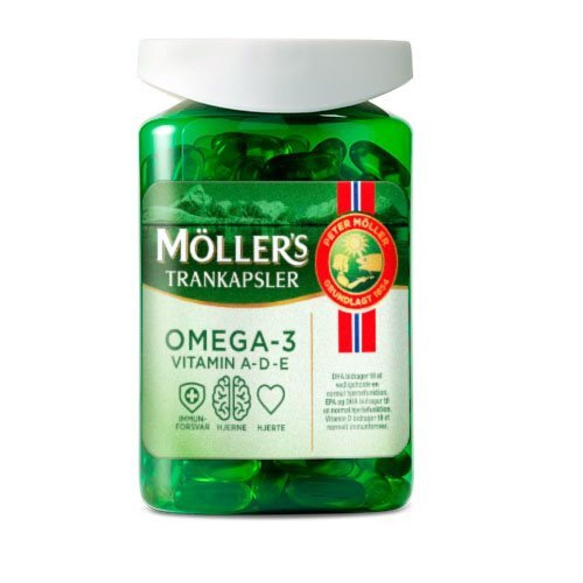 Orkla Møllers Tran kapsler &bull; 150 KAPS.