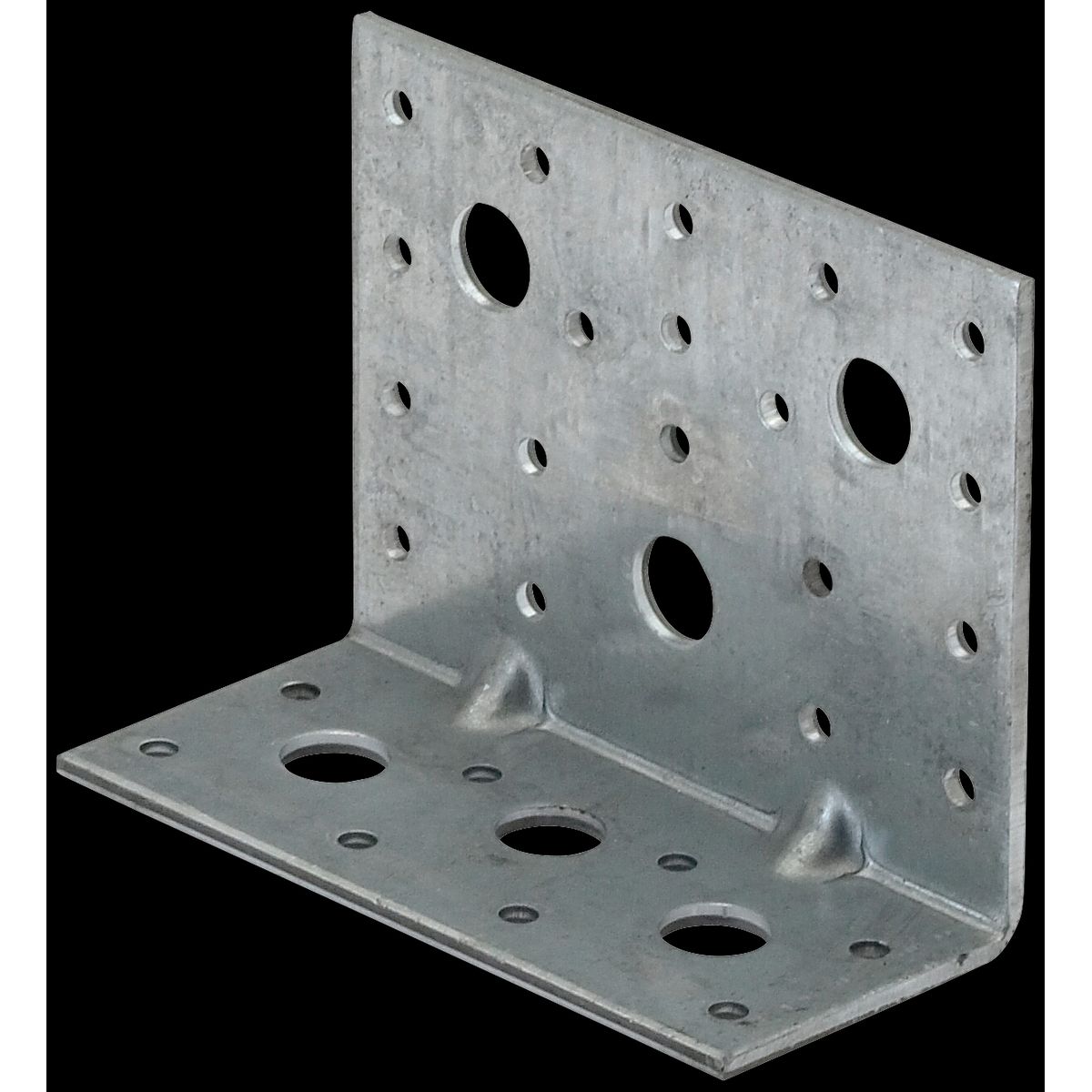 Vinkelbeslag P14 m/rib, 91 x 52 x 116 x 3,0 mm, FZB, 50 stk.