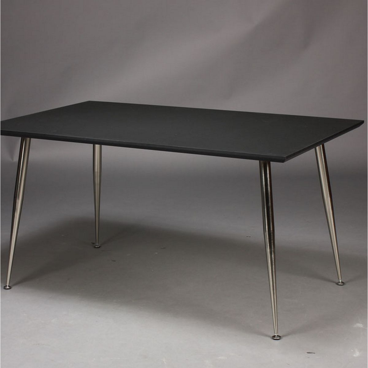 Scholar - Skrivebord, sort højtrykslaminat, metal ben 120 x 60 cm