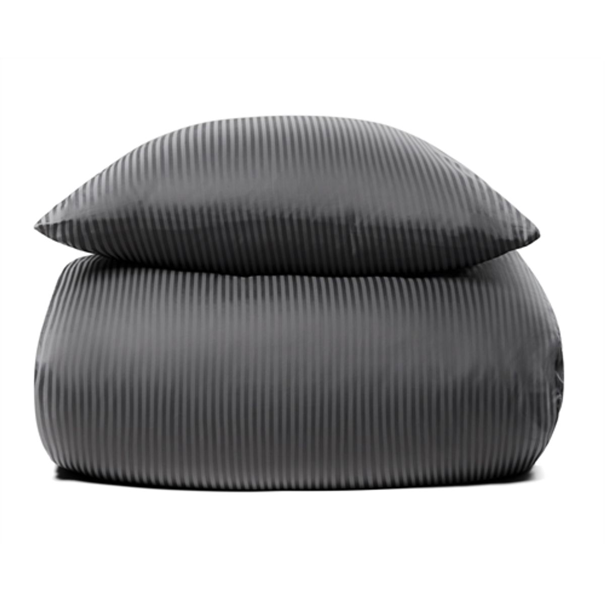 Sengetøj i 100% Egyptisk bomuld - 140x200 cm - Gråt sengetøj - Ekstra blødt sengesæt fra By Borg