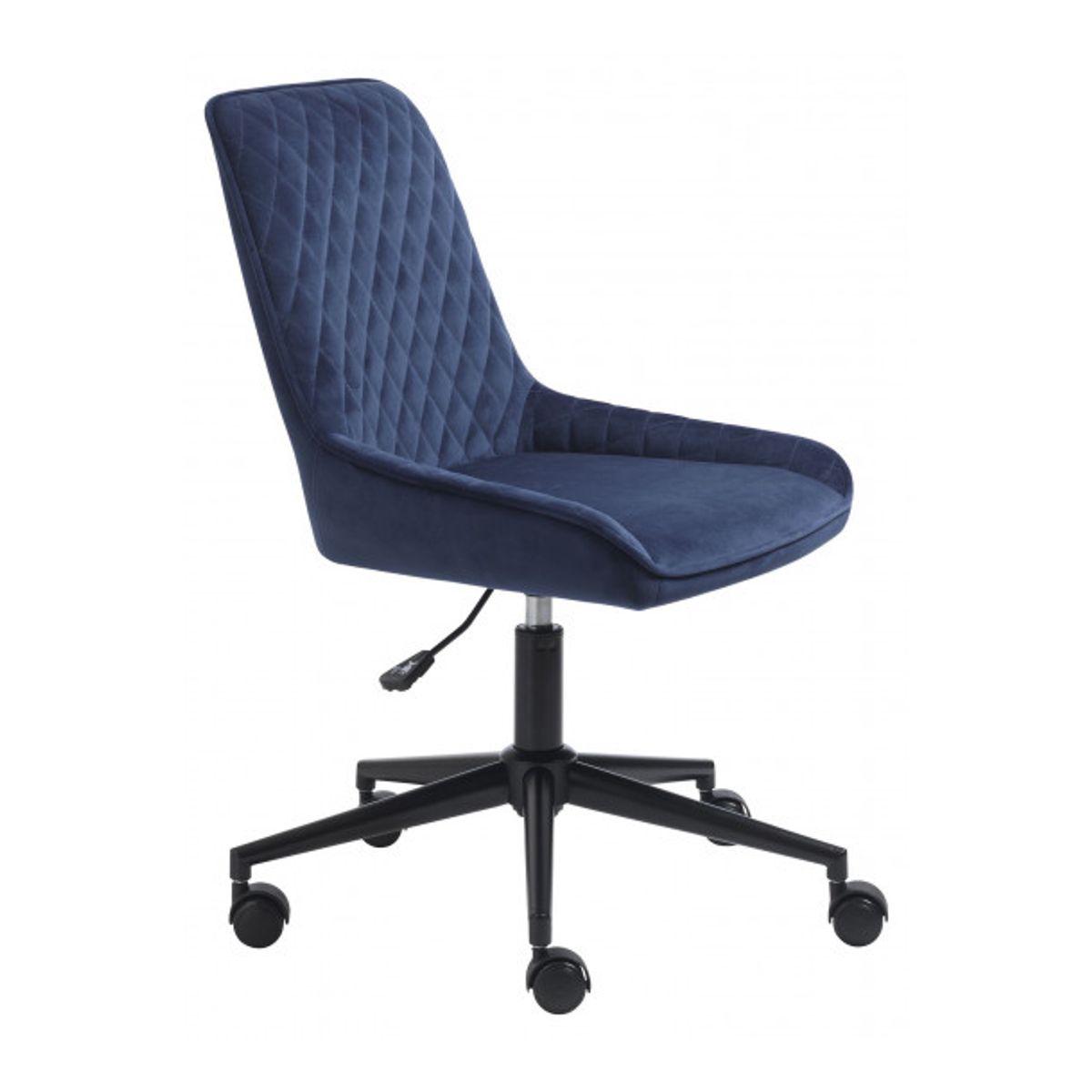 Times kontorstol, blå velour