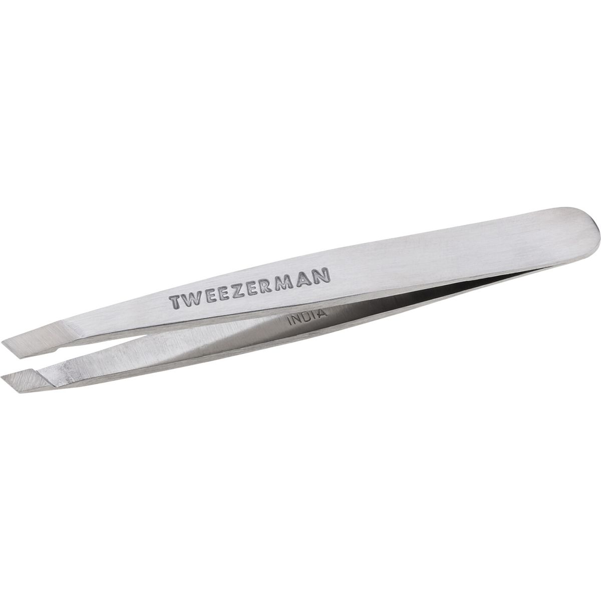 Tweezerman - Mini Slant Tweezer Classic Stainless - Pincet