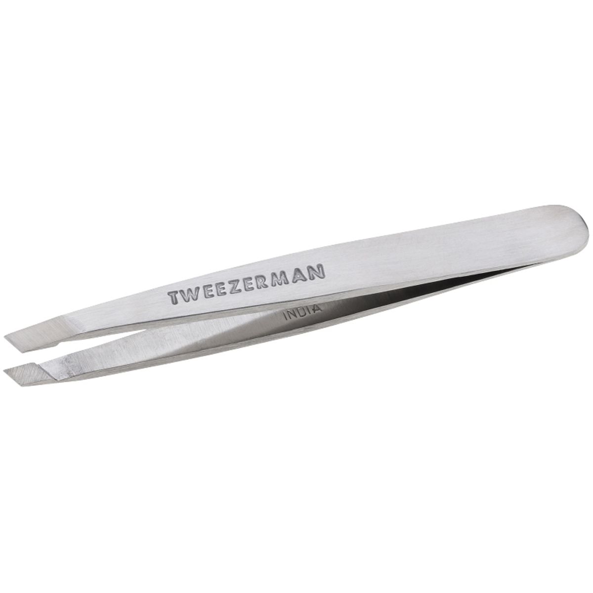 Tweezerman - Mini Slant Tweezer Classic Stainless - Pincet