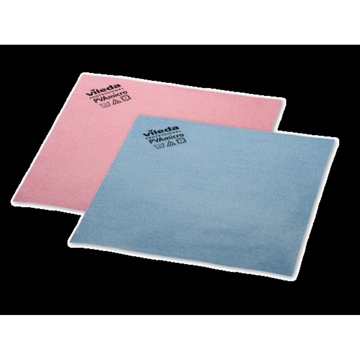 Vileda PVA mikrofiberklud i 38x35 cm. 5/pk i blå